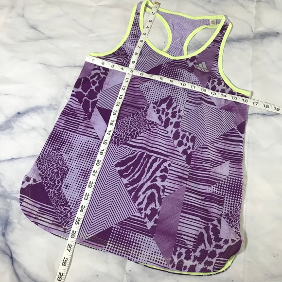 Adidas Purple & Yellow Boyfriend Bro Tank Top - Picture 3 of 8
